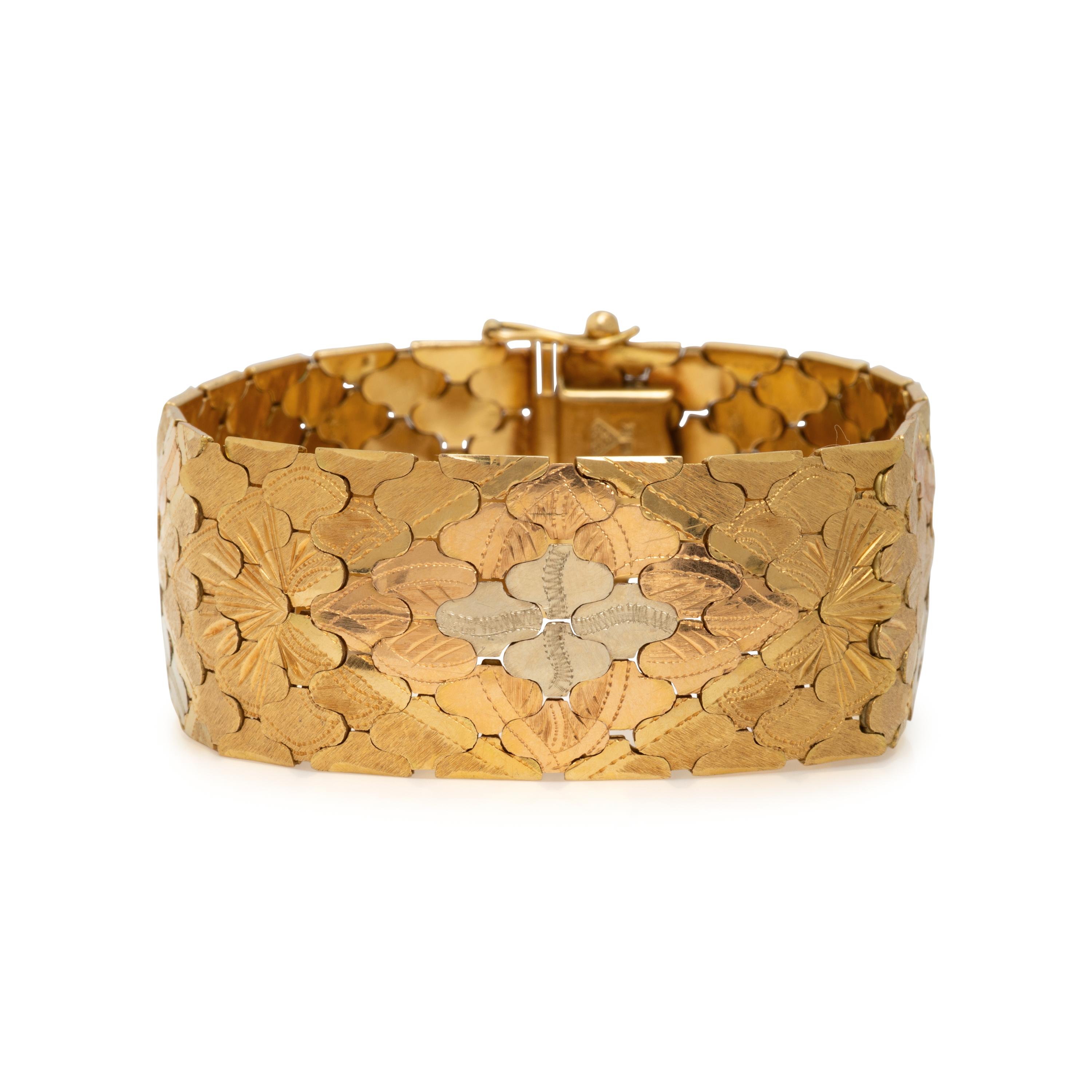 Tricolor Gold Bracelet