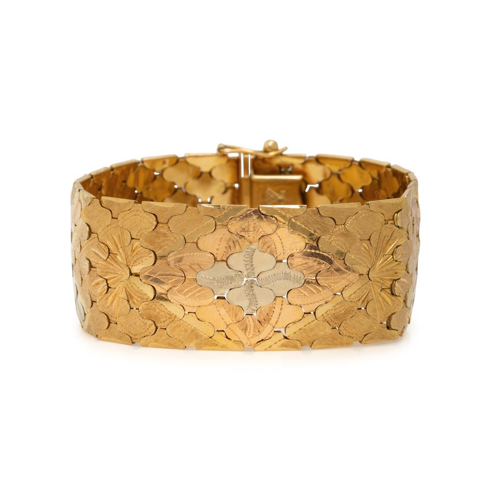 Tricolor Gold Bracelet