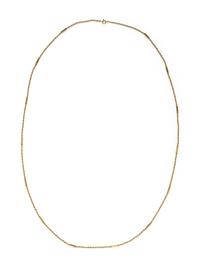 YELLOW GOLD FANCY LINK LONG CHAIN