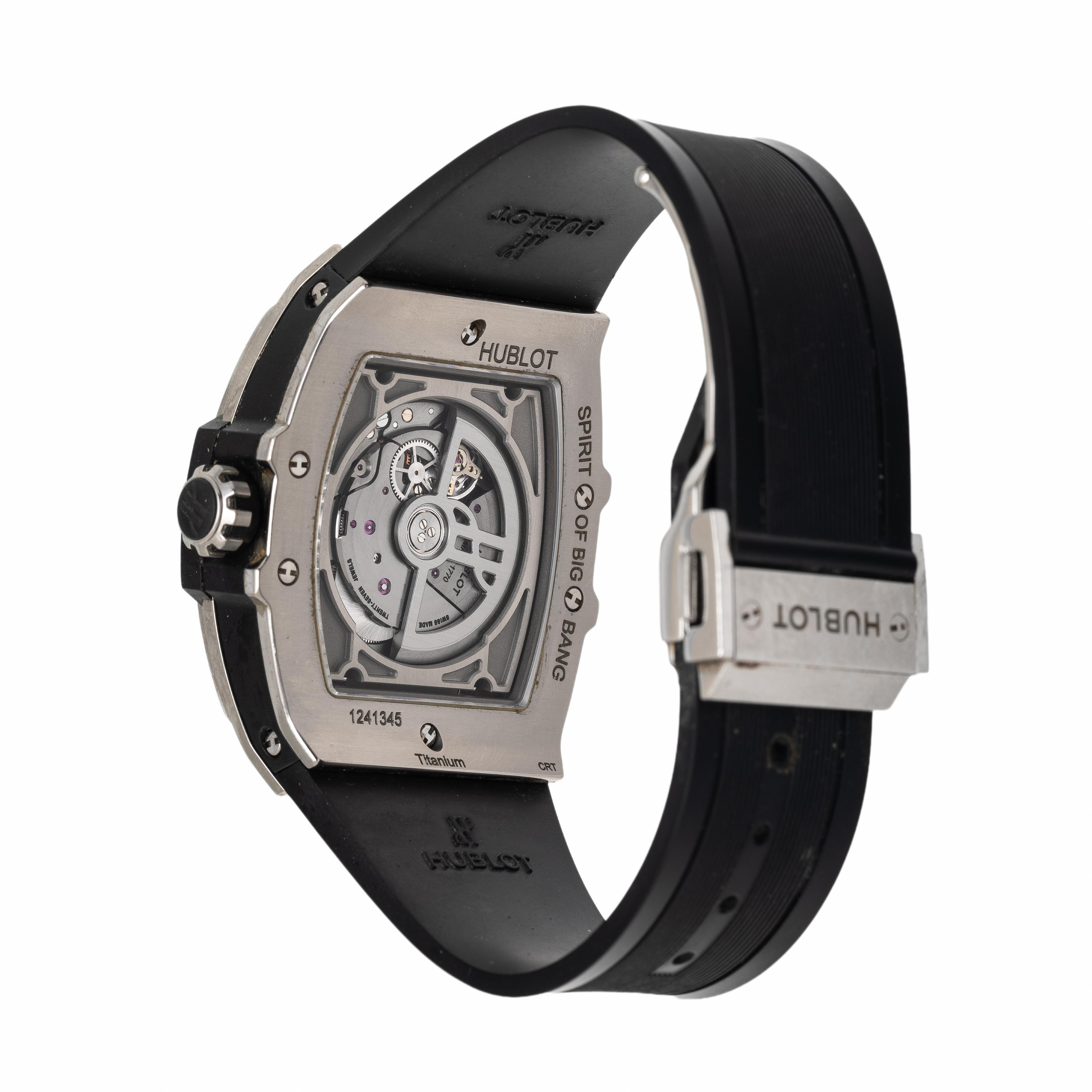 Hublot, Ref. 647.NX.1137.RX, Titanium 'Spirit of Big Bang' Watch with Moonphase and Date