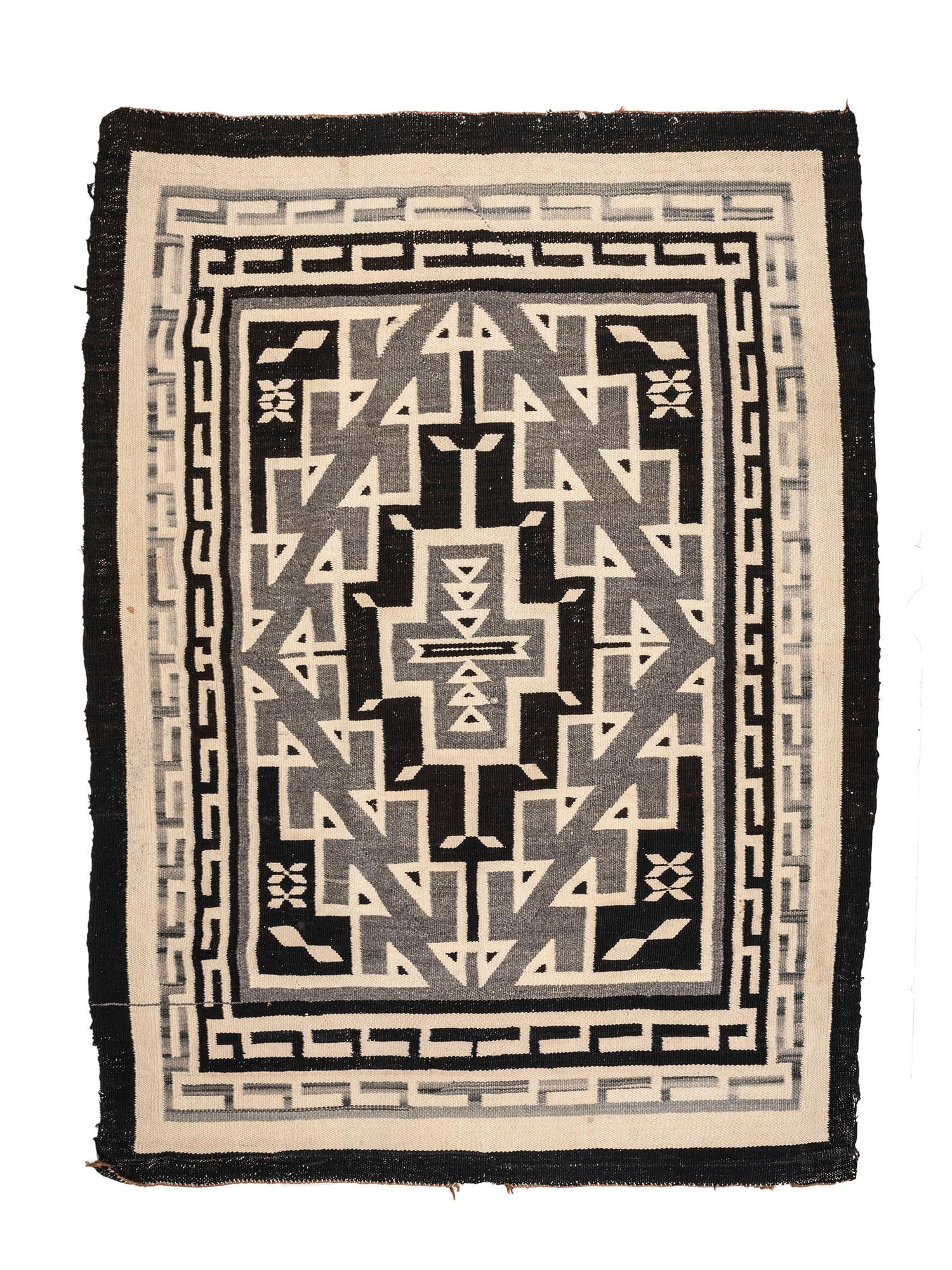 Navajo Two Grey Hills Weaving / Rug