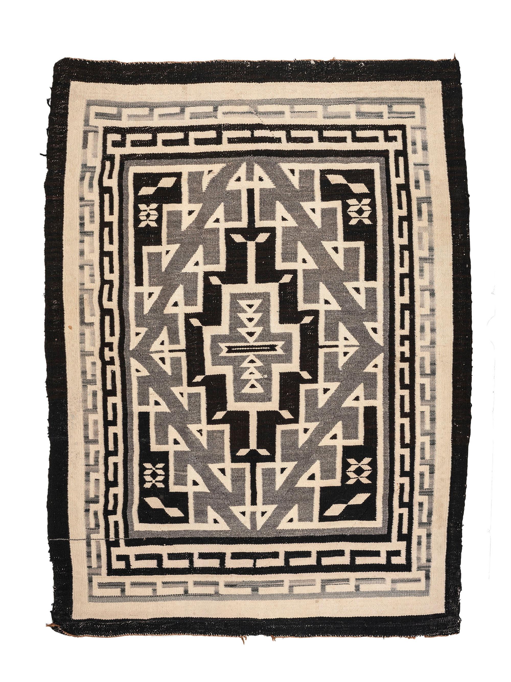 Navajo Two Grey Hills Weaving / Rug