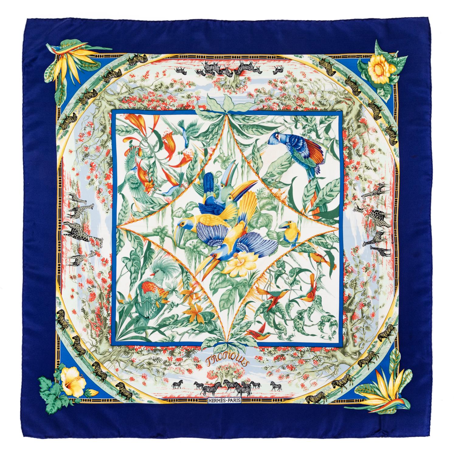 Hermès 90cm Silk Scarf