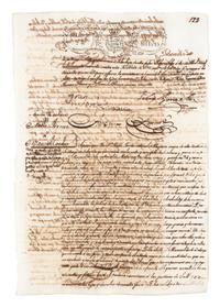 (CUBA) Six documents relating to the Chinese slave trade in Cuba.