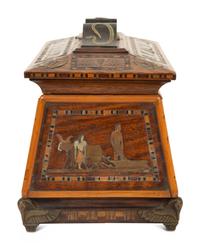 An Egyptian Revival Table Casket