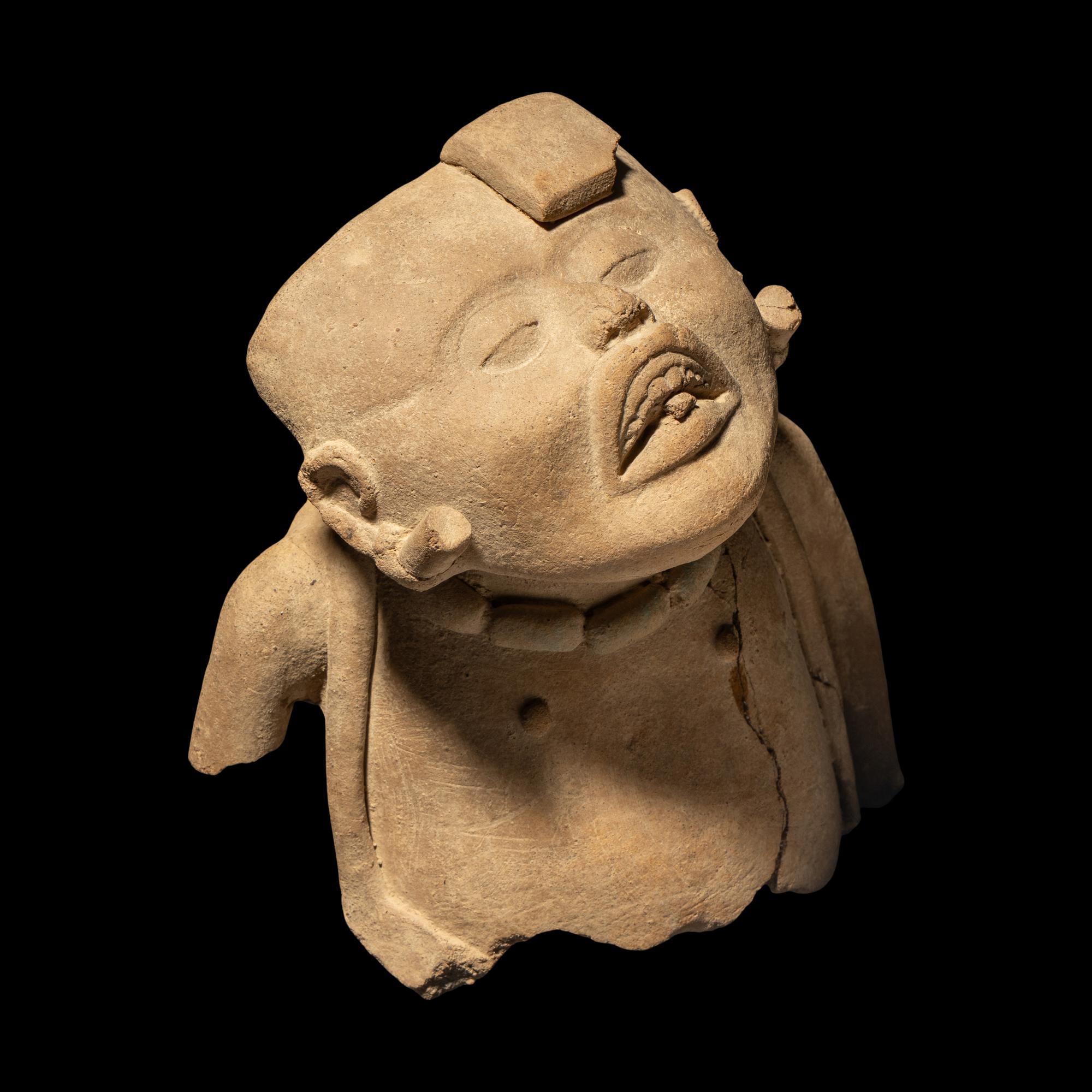 A Veracruz Terracotta Fragment of a Standing Figure