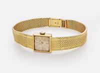 An 18K Yellow Gold Ladies Juvenia Bracelet Watch