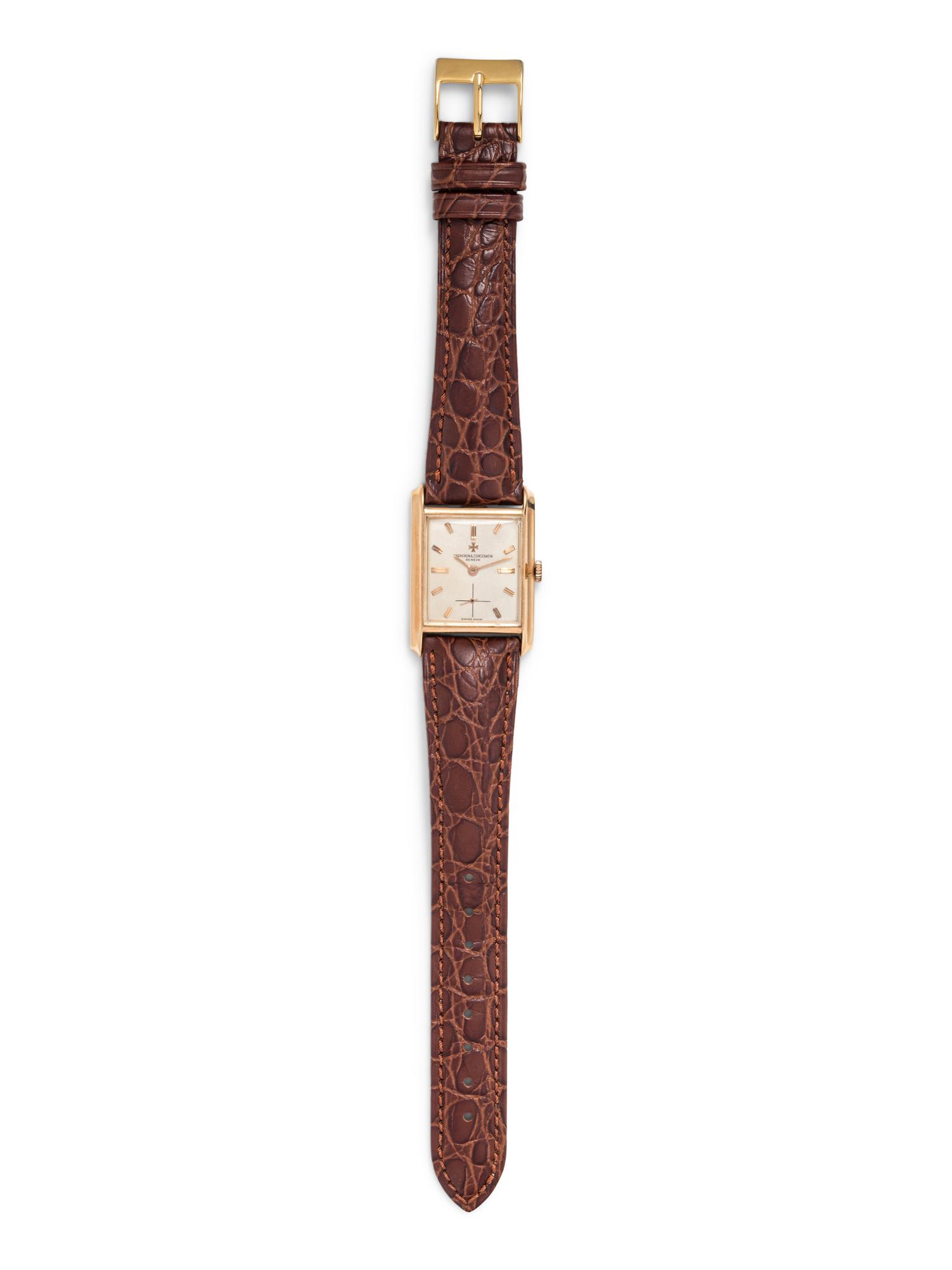 VACHERON CONSTANTIN, VINTAGE, 18K PINK GOLD REF. 6249 WRISTWATCH