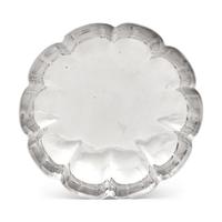 An American Sterling Silver Lobed Footed Dish
