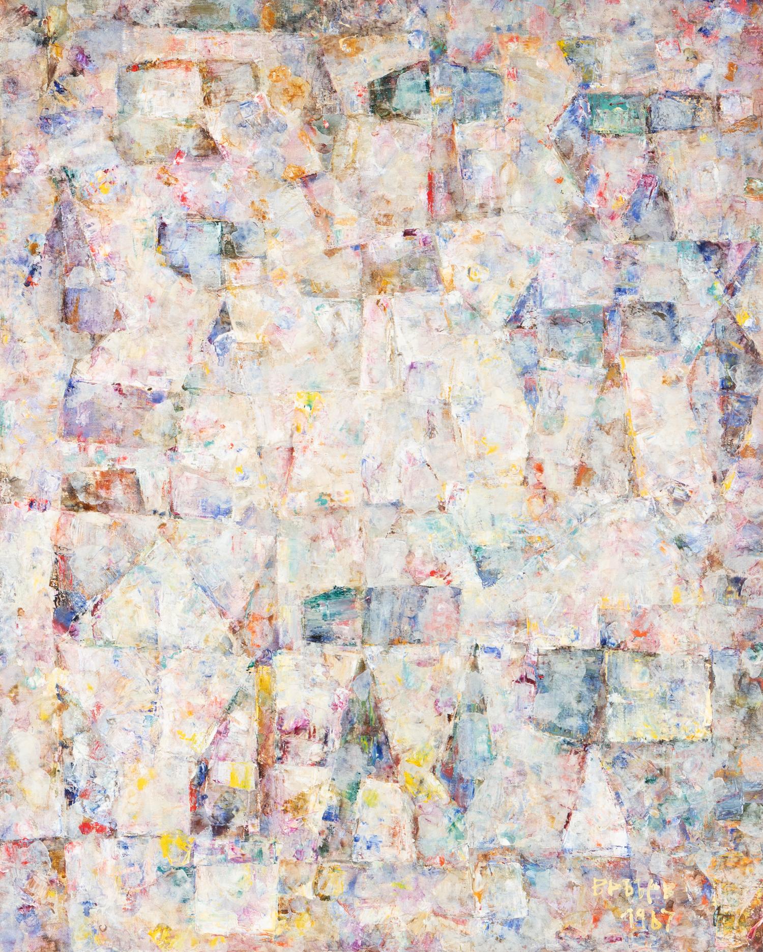 Valentin Vorobiev (Russian, b. 1938) — Lilac Rows (Сиреневые ряды), 1967