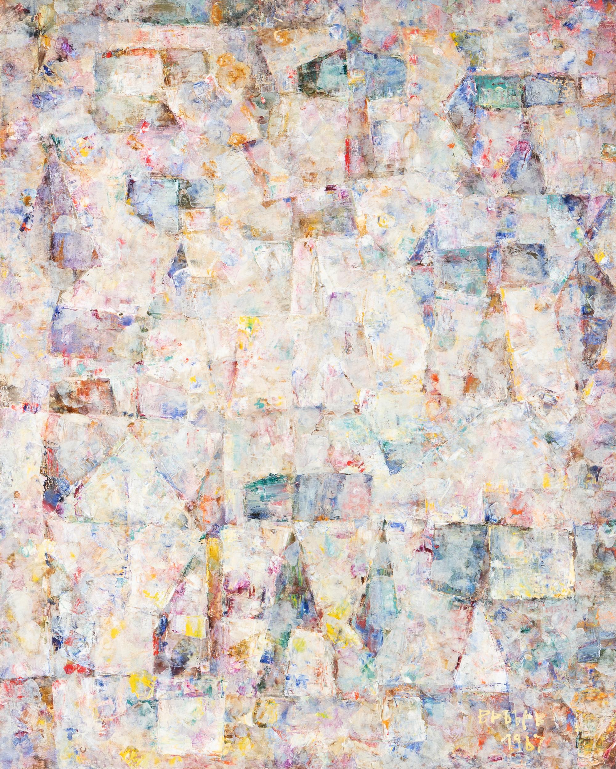 Valentin Vorobiev (Russian, b. 1938) — Lilac Rows (Сиреневые ряды), 1967