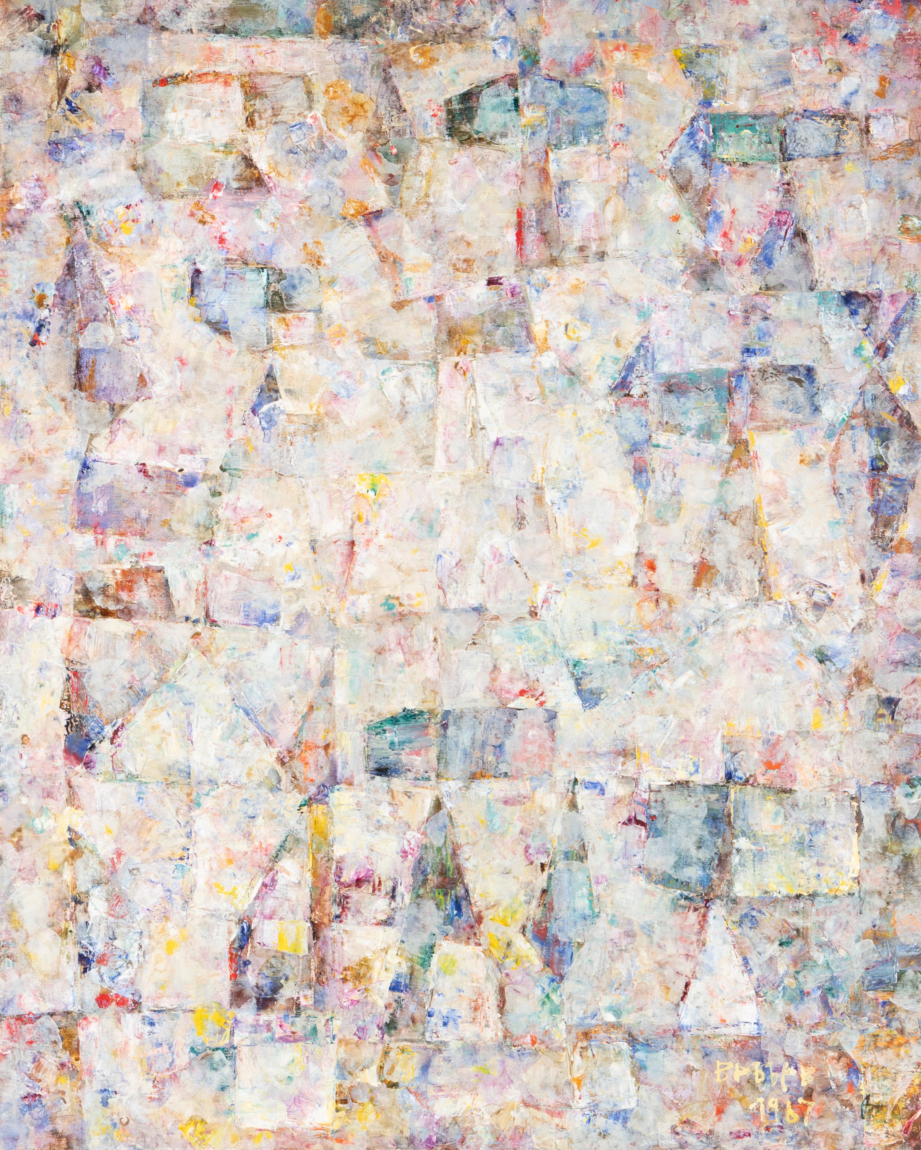 Valentin Vorobiev (Russian, b. 1938) — Lilac Rows (Сиреневые ряды), 1967