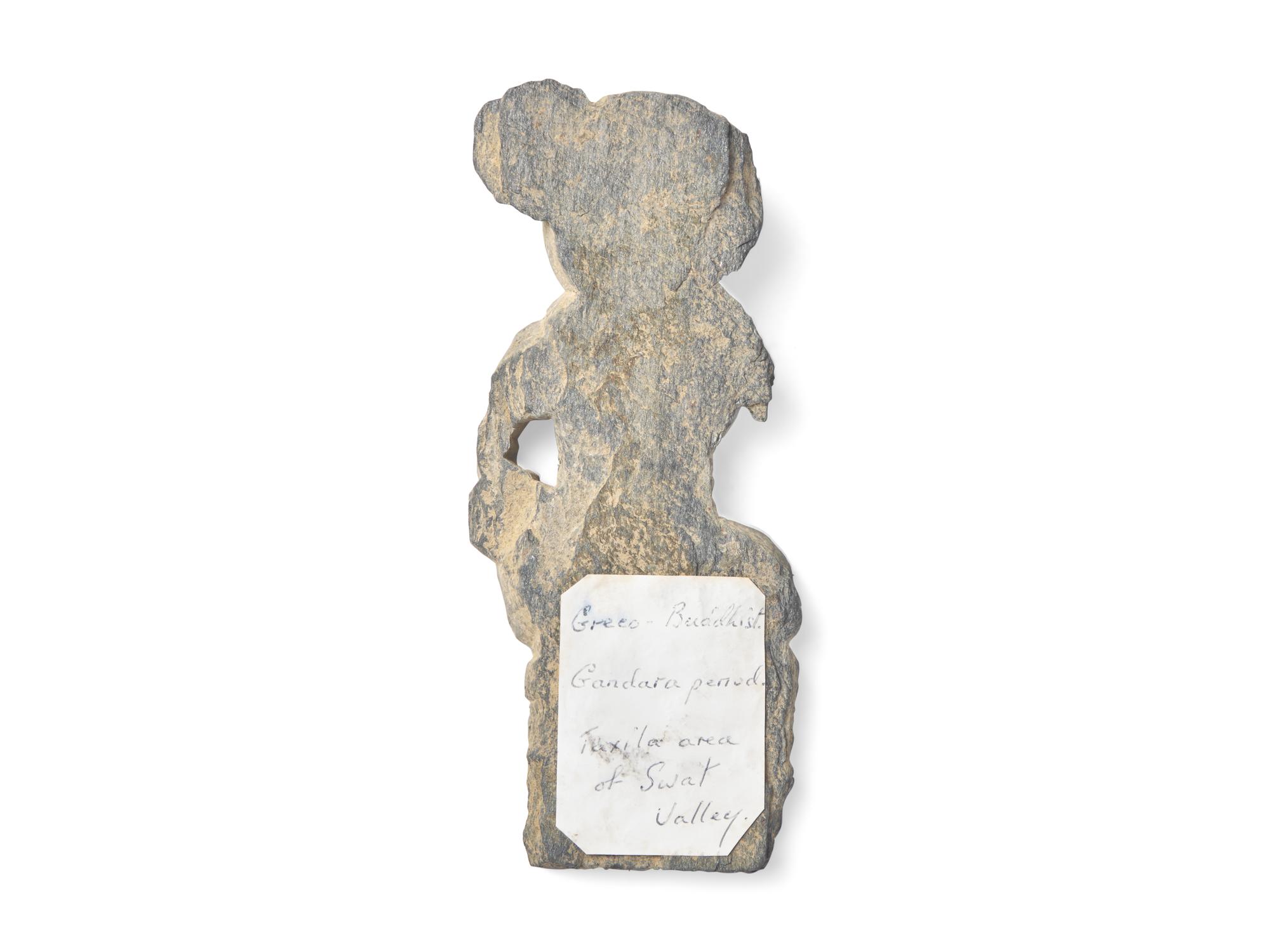A Gandharan Grey Schist Figure of a Bodhisattva