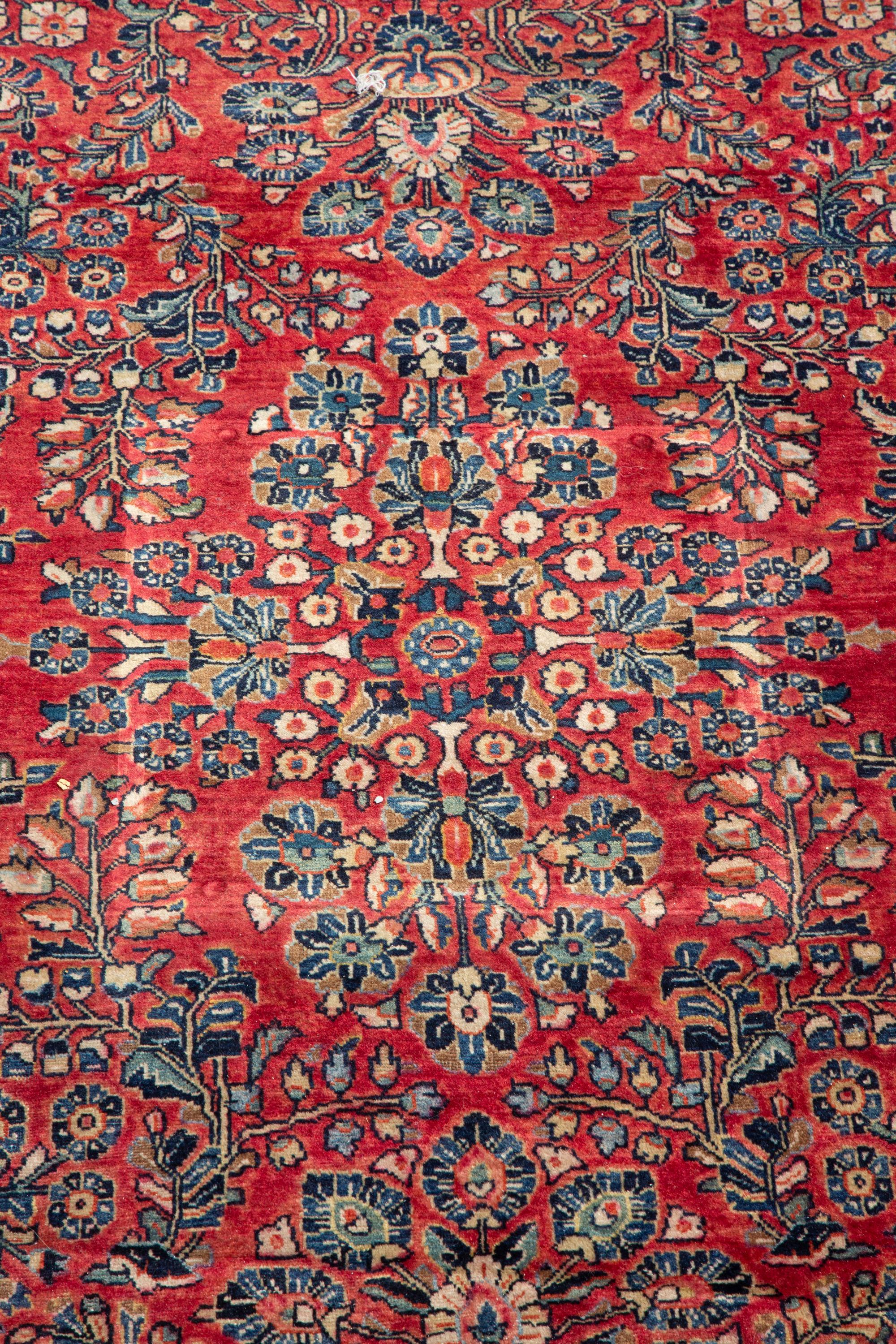 A Sarouk Wool Rug