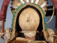 Umatilla Beaded Hide Doll Cradles