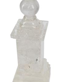 A Pair of Neoclassical Style Rock Crystal Tazze