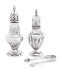 Two Victorian Silver Muffineers