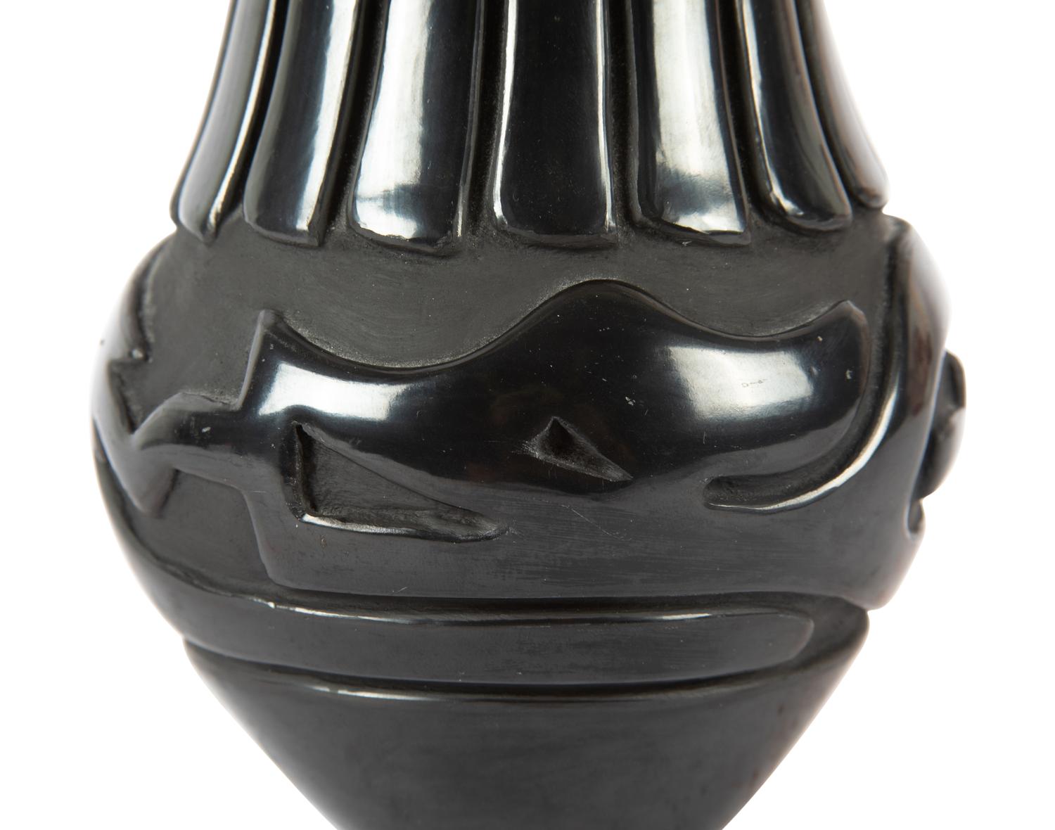 Blackware Pottery Jar