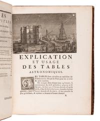 CASSINI, JACQUES. Tables astronomiques du soleil, de la lune, des planets, des etoiles fixes, et des satellites de Jupiter et de Saturne . Paris: de l'imprimerie royale, 1740.