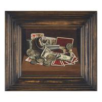 Jacques Poirier (French, 1928-2002) — A Gambler's Still Life