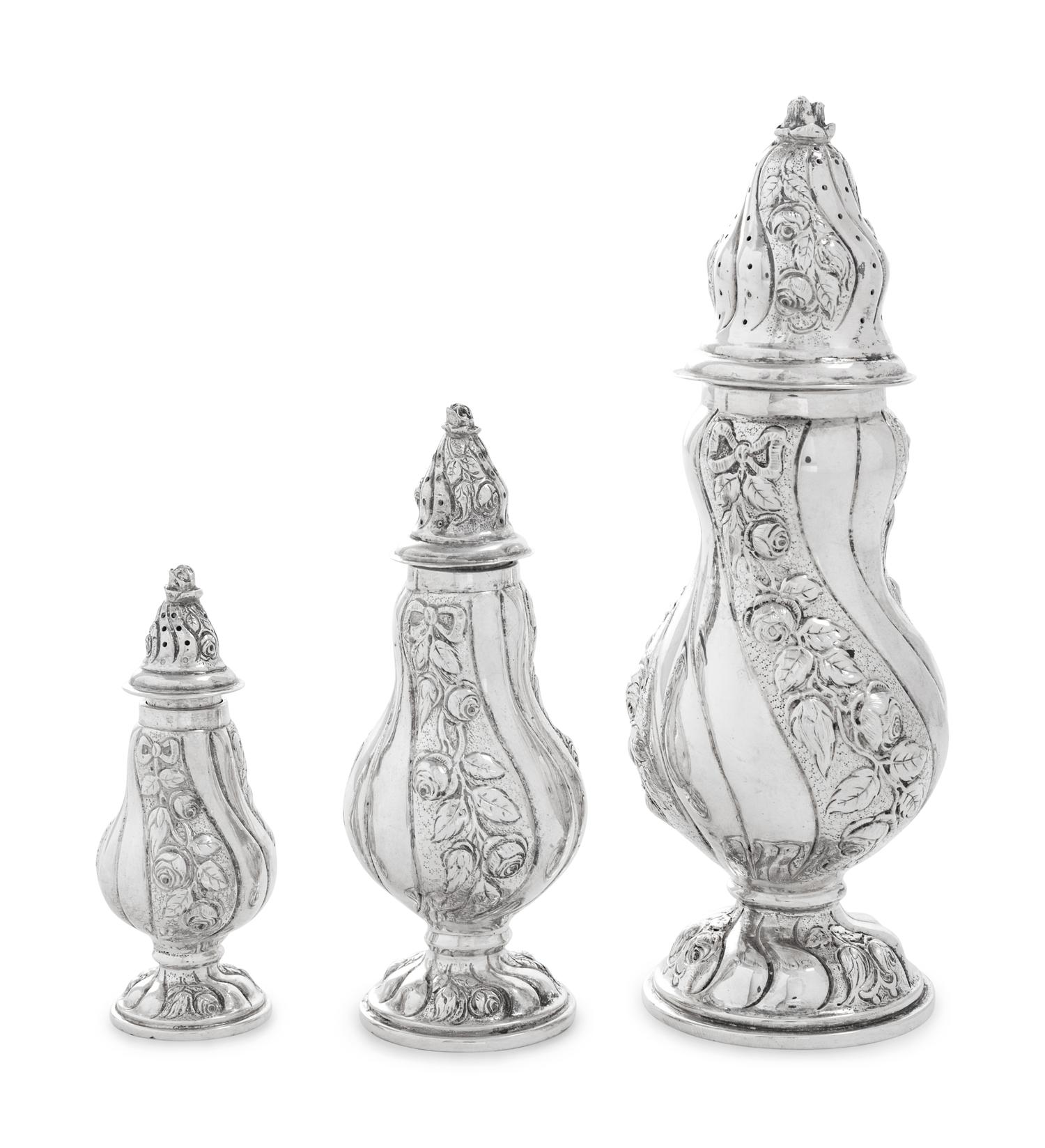 A Group of American Silver Table Articles