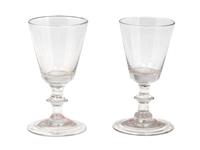 A Pair of Early American Glass Cordials