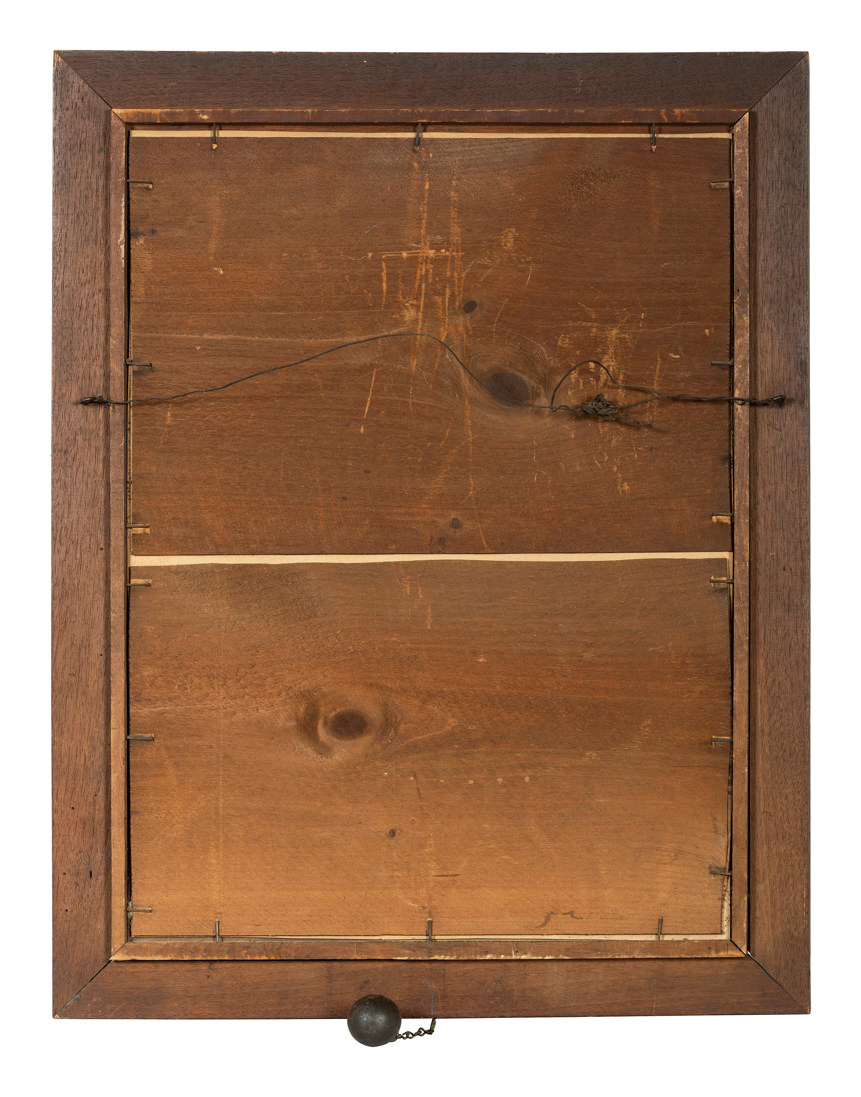 [CIVIL WAR]. Escutcheon with albumen portrait identified to Colonel George N. Lewis, 3rd Connecticut Infantry,12th Connecticut Infantry and Battalion Infantry, WIA Port Hudson, LA.
