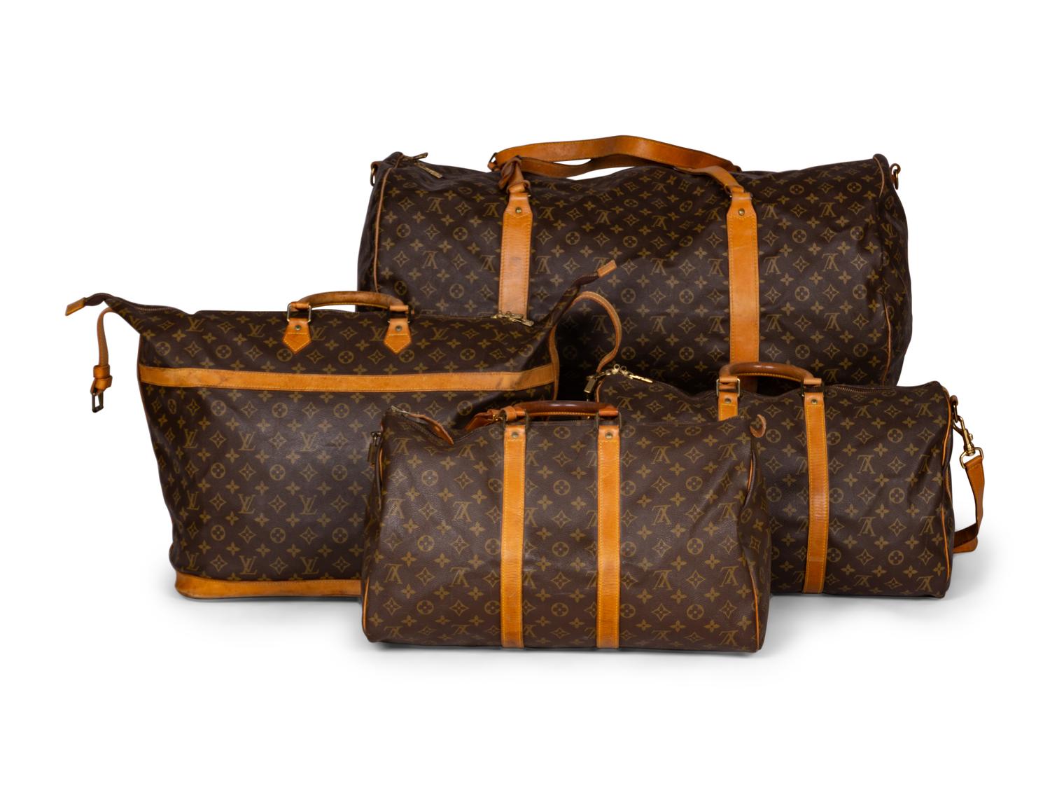 Group of Four Louis Vuitton Luggage Pieces