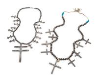 Navajo or Pueblo Cross Necklaces