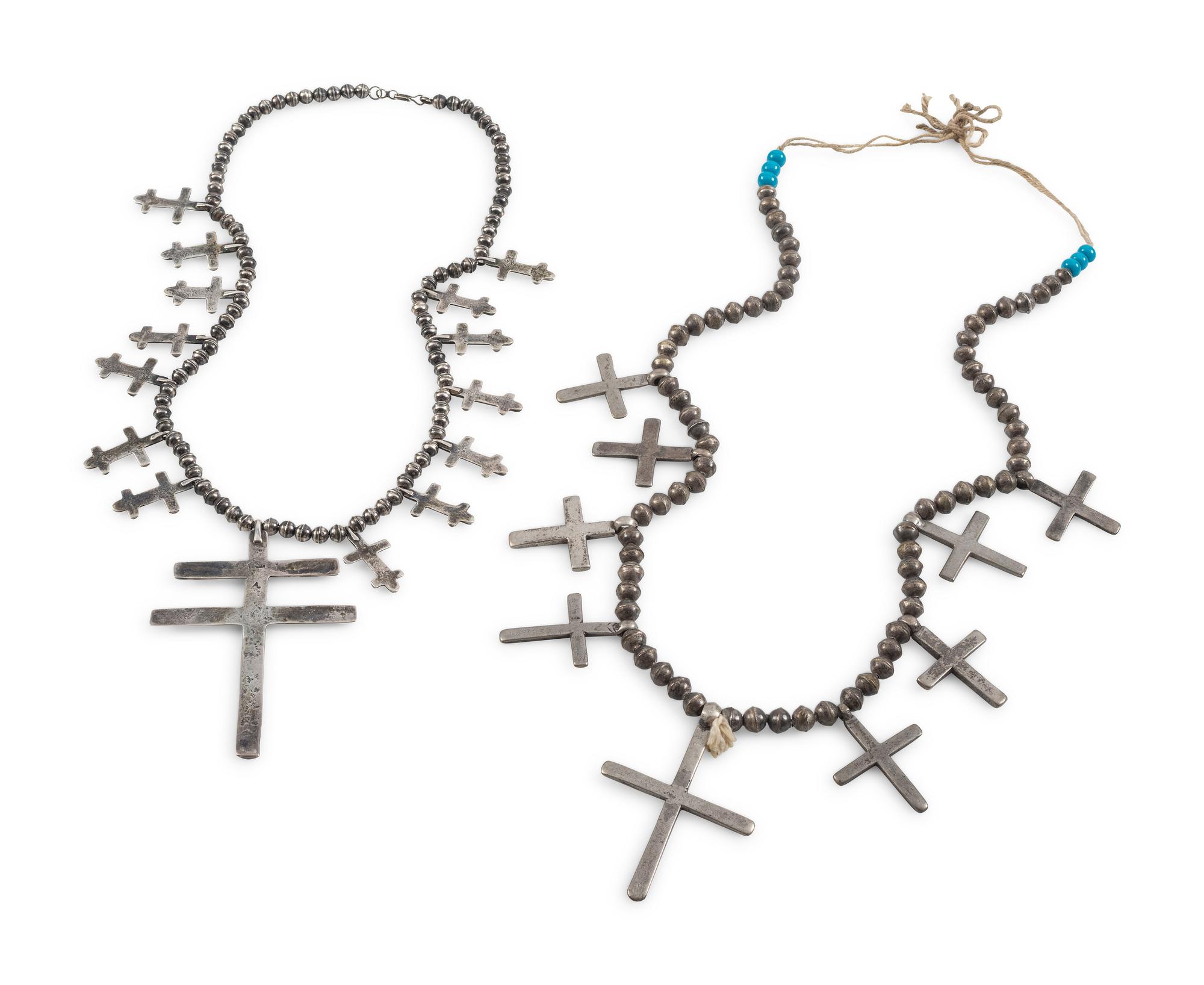 Navajo or Pueblo Cross Necklaces