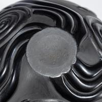 Carved Blackware Lidded Jars