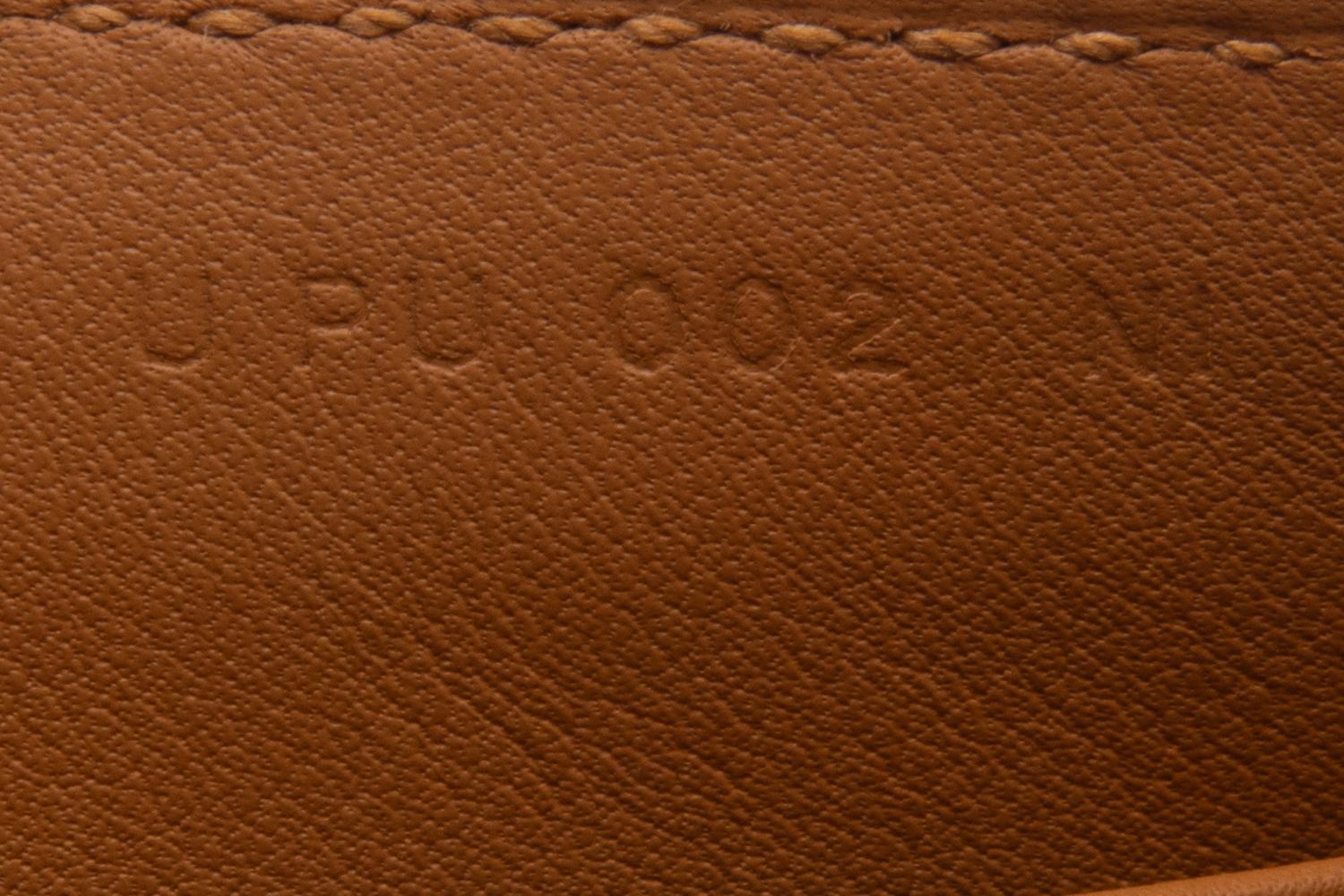 HERMÈS GETA BAG IN CARAMEL CHÈVRE MYSORE