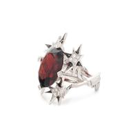 STEPHEN WEBSTER, GARNET, DIAMOND, AND BLACK DIAMOND 'PISTOL' RING