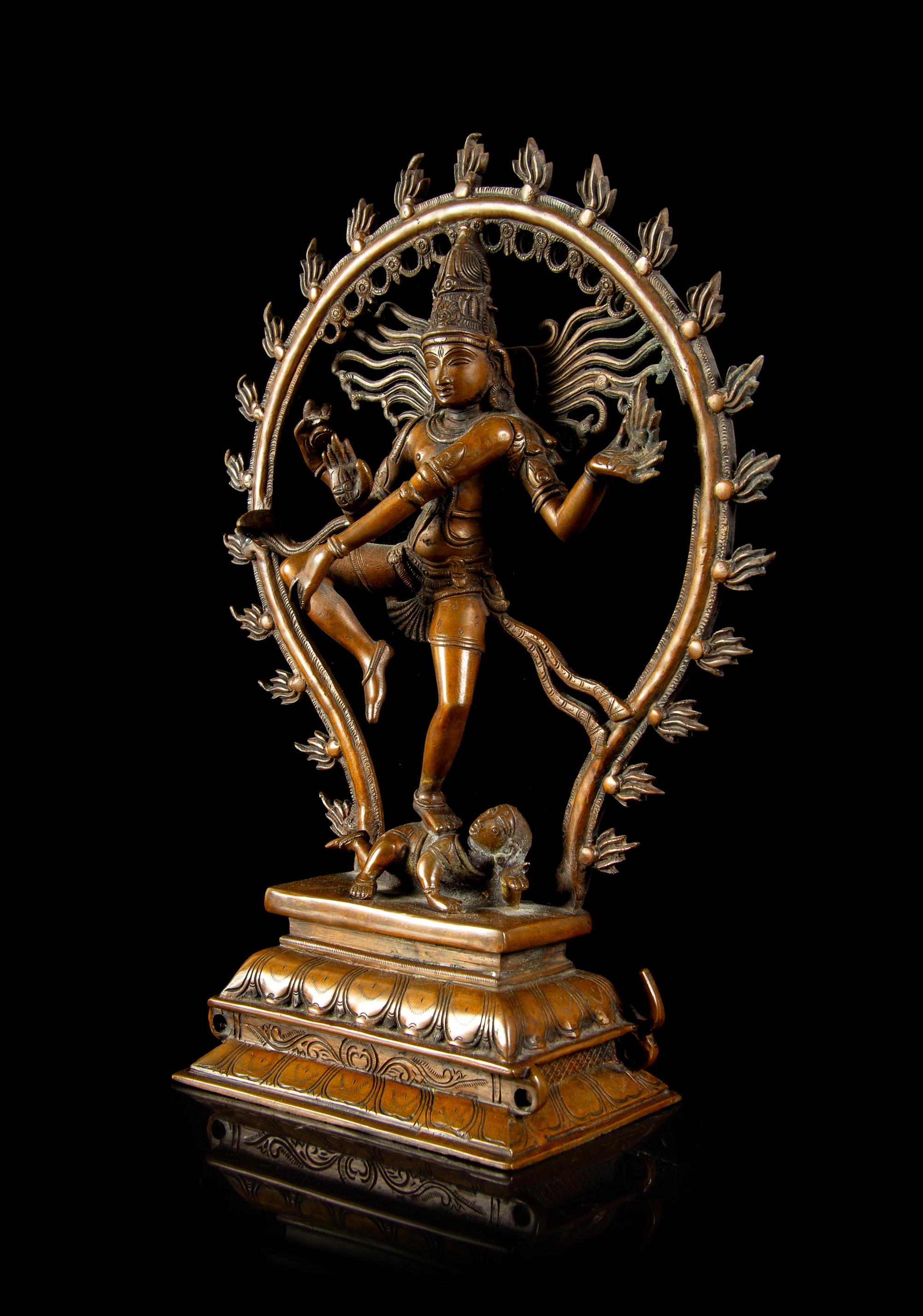 An Indian Bronze Figure of a Dancing Deity