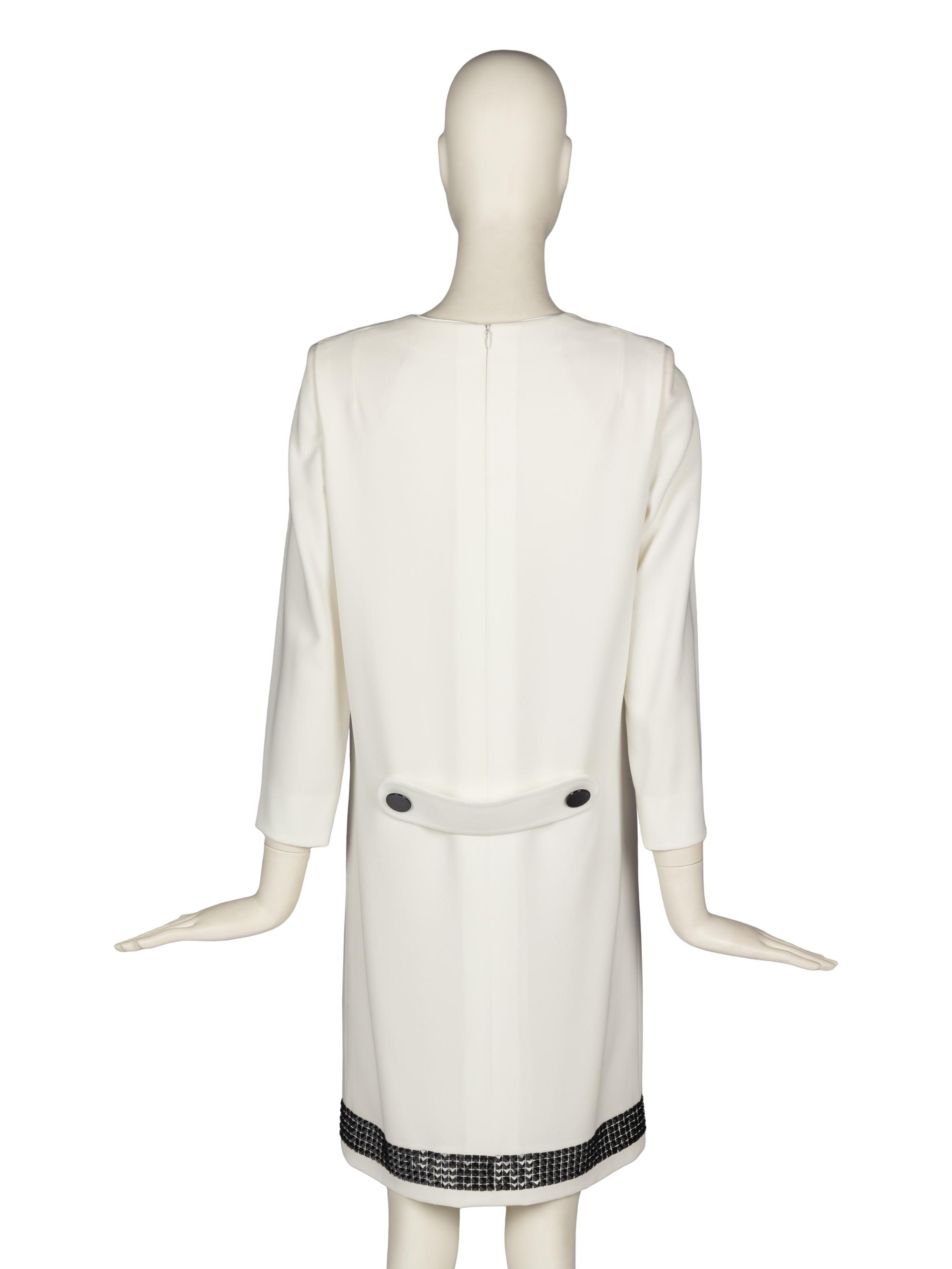 Pierre Cardin Haute Couture White Dress