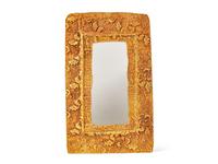 A Gilt Bronze Mirror Fondica