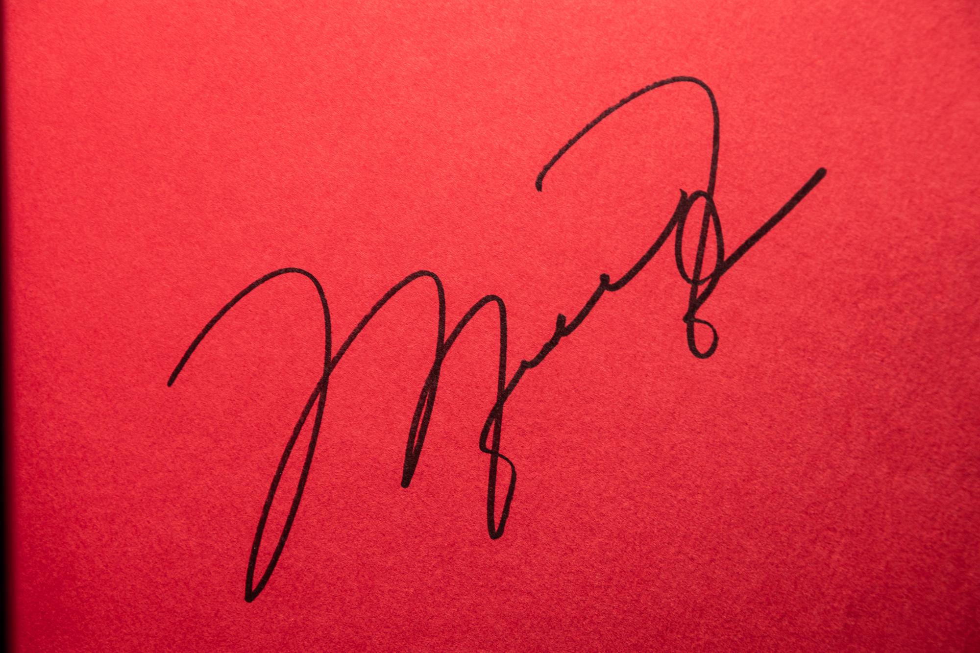 A Michael Jordan Signed Autographed Limited Edition Rare Air Book (Upper Deck Authenticated),