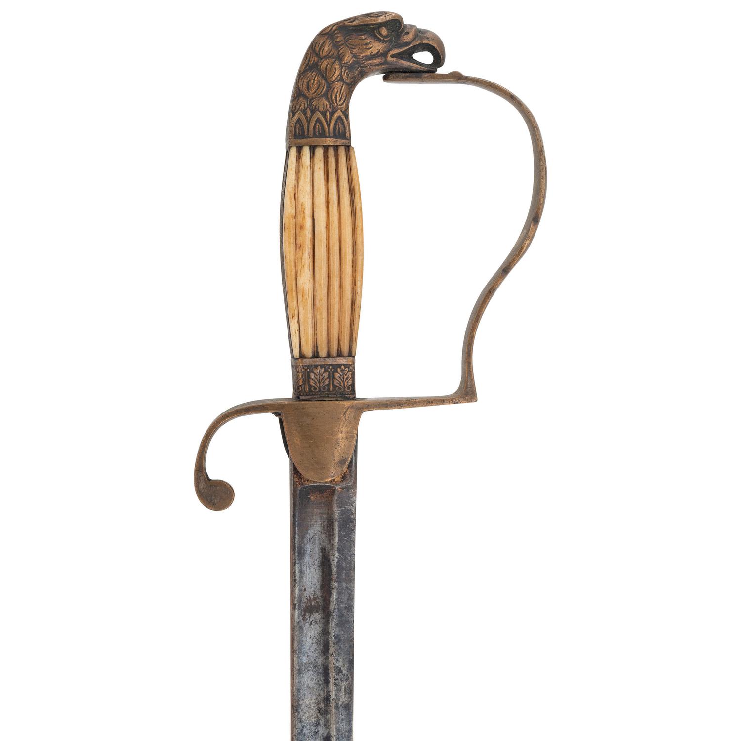 19th Century Eagle Head Militia Sword