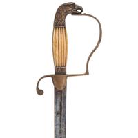 19th Century Eagle Head Militia Sword