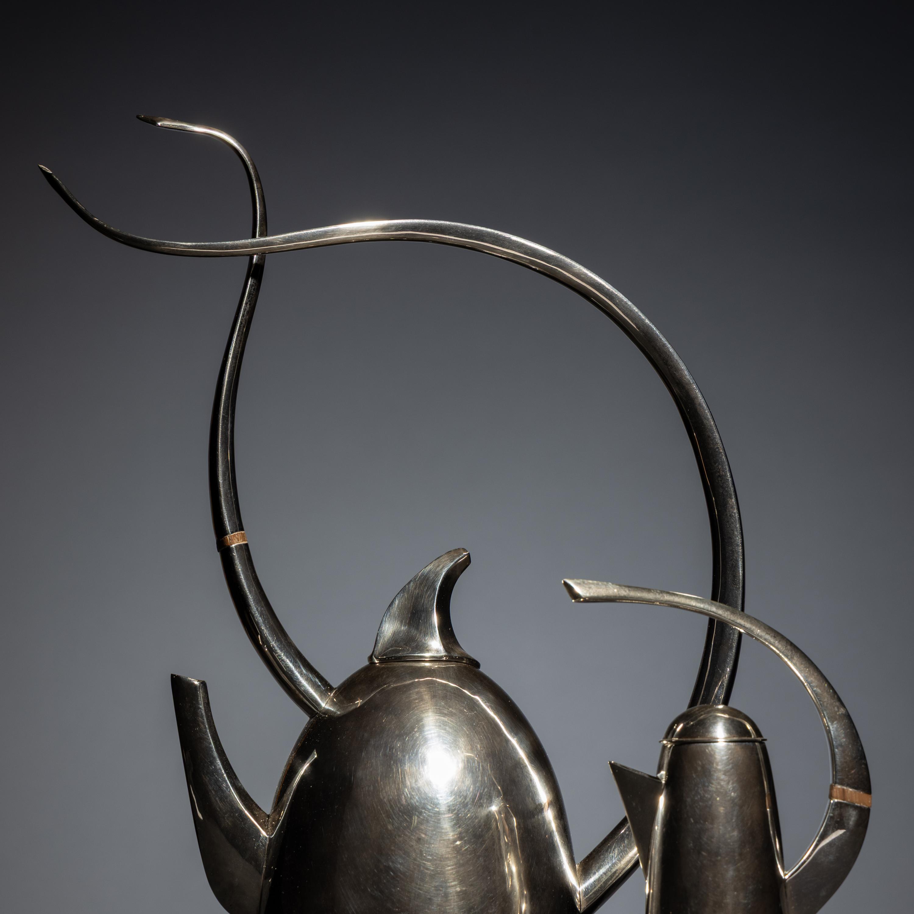 Sterling Silver Tea Service and tray, 1997