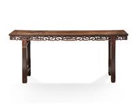 A large Chinese hardwood altar table, late Qing to Republic period