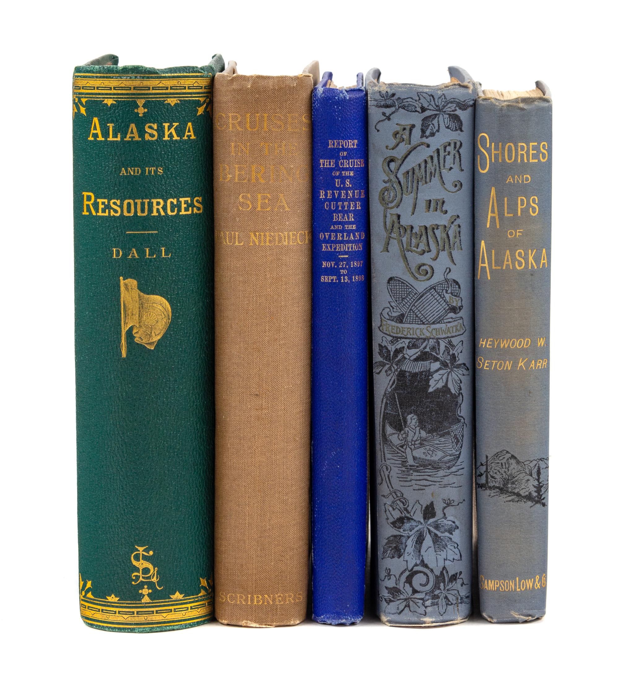 [ALASKA]. A group of 5 works, comprising: