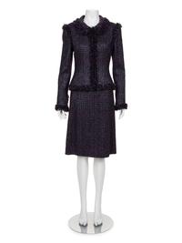 Chanel Plaid Tweed Skirt Suit, Fall 2003