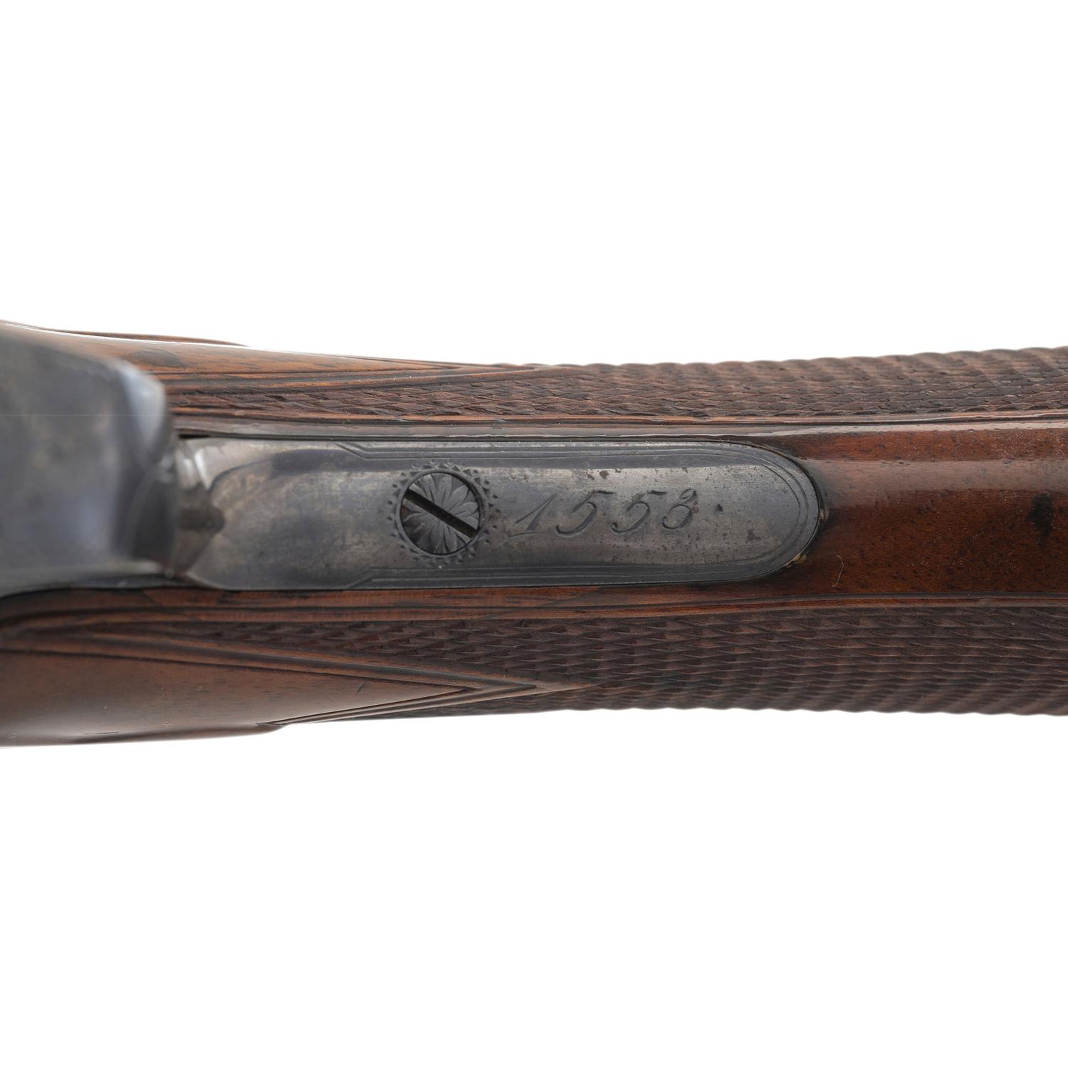 **High Quality B-Grade D.M. Lefever Crossbolt SxS Shotgun with Krupp Barrels