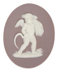 Seven Wedgwood Jasperware Oval Plaques