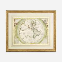 [Maps & Atlases] Coronelli, (Vincenzo Maria) Planisfero del mondo nuovo, descritto dal P. Coronelli, cosmografo publico