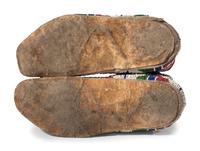 Sioux Beaded Hide Moccasins