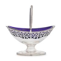 A George III Pierced Silver Sugar Basket