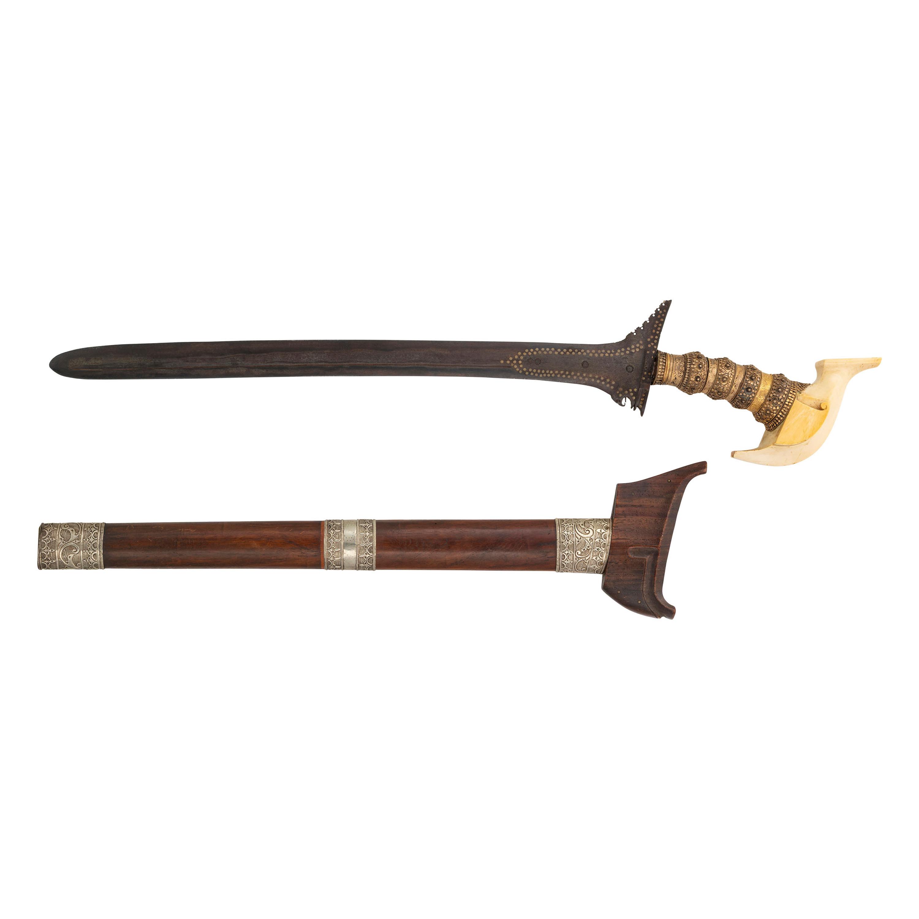 Large and Ornate Danganan Ceremonial Kris