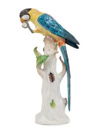 A Vienna Porcelain Parrot